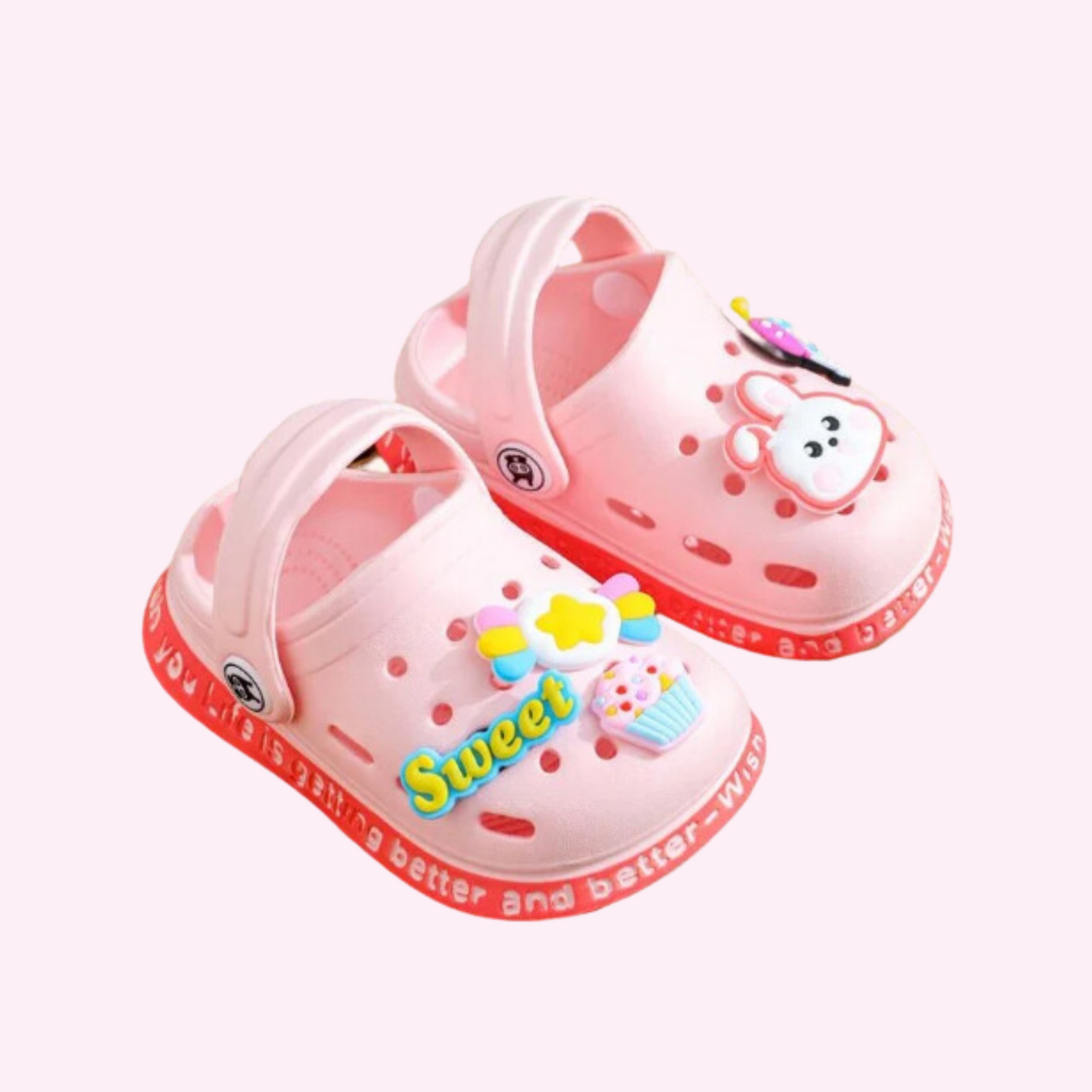 Kids Sandals With Charms