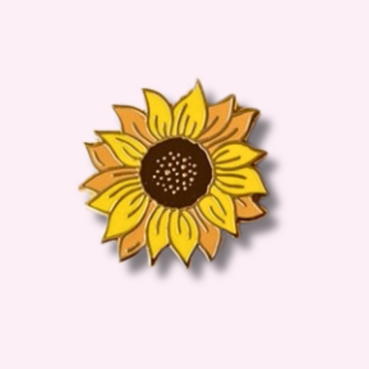 Sunflower Enamel Pin