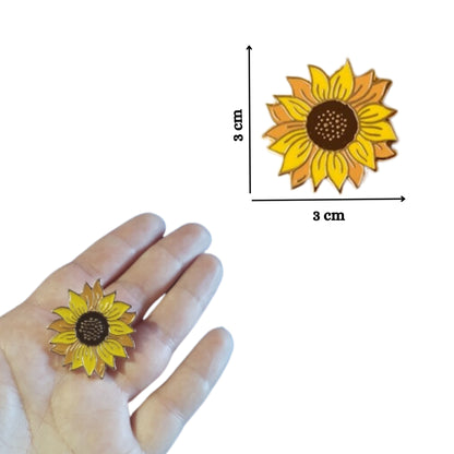 Sunflower Enamel Pin