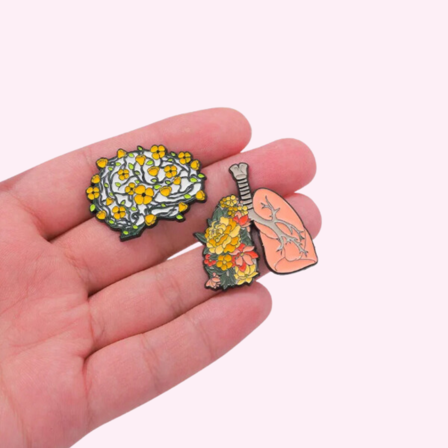 Floral Organs Enamel Pin