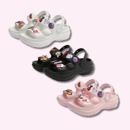 Women Sandals With Charms