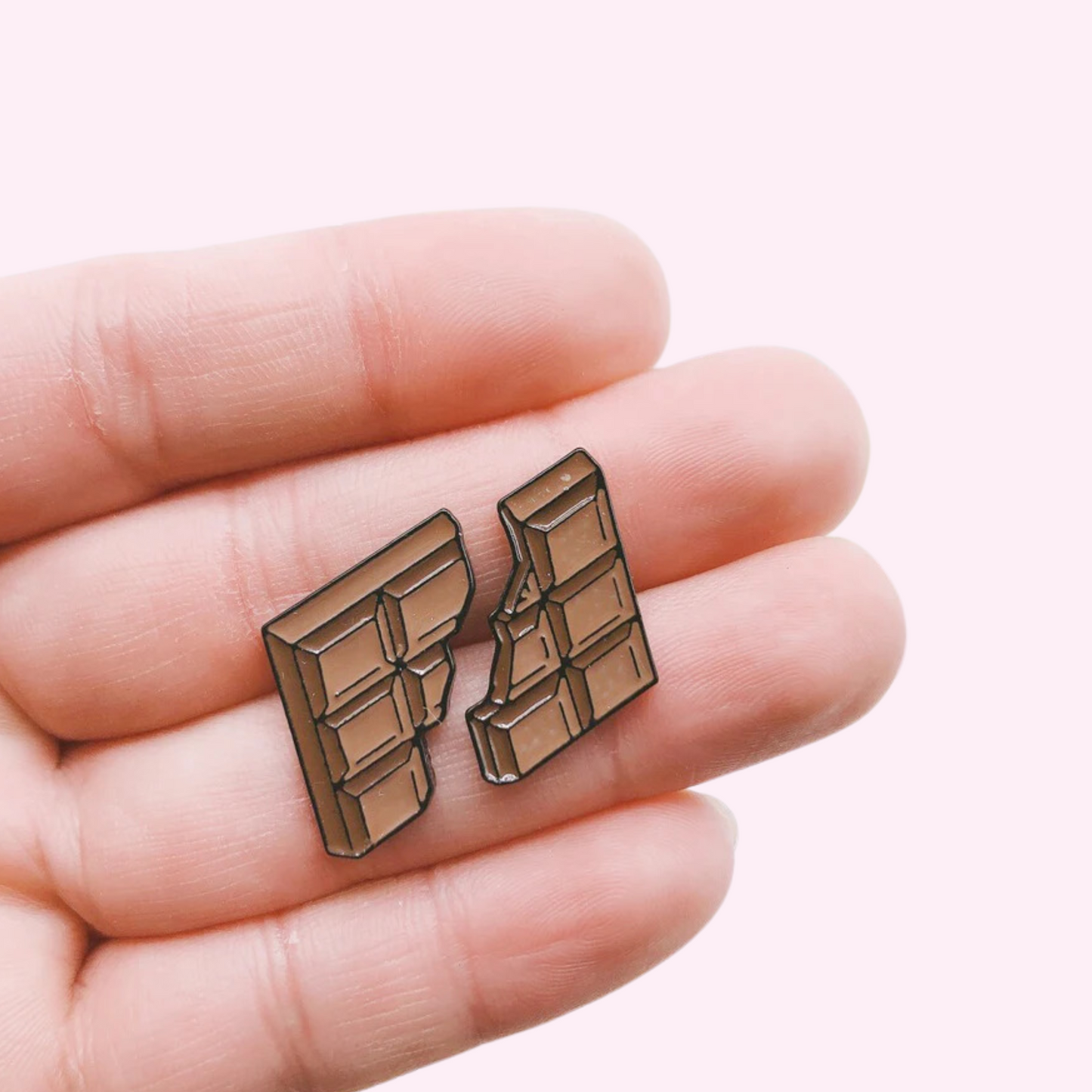 Chocolate Bar Enamel Pin